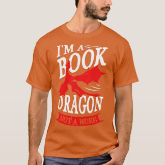 Camiseta Soy Un Dragón De Libro No Un Gusano Leyendo Regalo