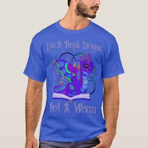 Camiseta Soy un dragón de libros, no un dragón gracioso de 