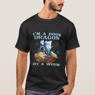 Camiseta SOY UN Dragón De Libros No Un Gusano Dragones
