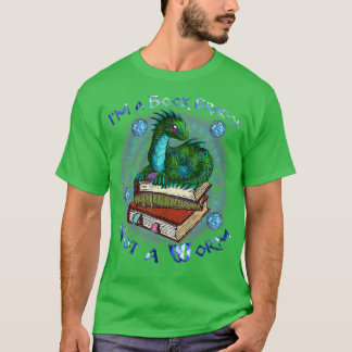 Camiseta Soy Un Dragón De Libros No Un Ladrón De Libros Gra