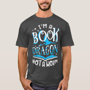 Camiseta Soy Un Dragón De Libros No Un Mundo De Disfraces D