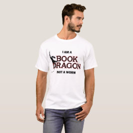 Camiseta Soy un dragón del libro, no un gusano