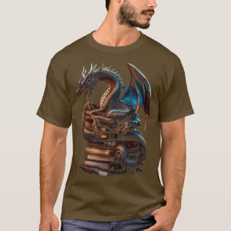 Camiseta Soy Un Dragón Del Libro No Un Gusano Divertido Lec