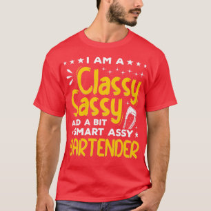 Camiseta Soy Un Elegante Barman De Ensayo Y Un Poco Intelig