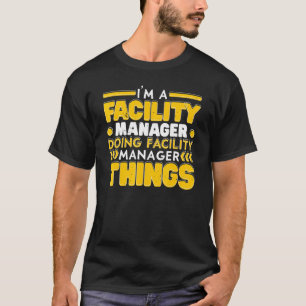 Camiseta Soy un empleado de mantenimiento de trabajo de adm