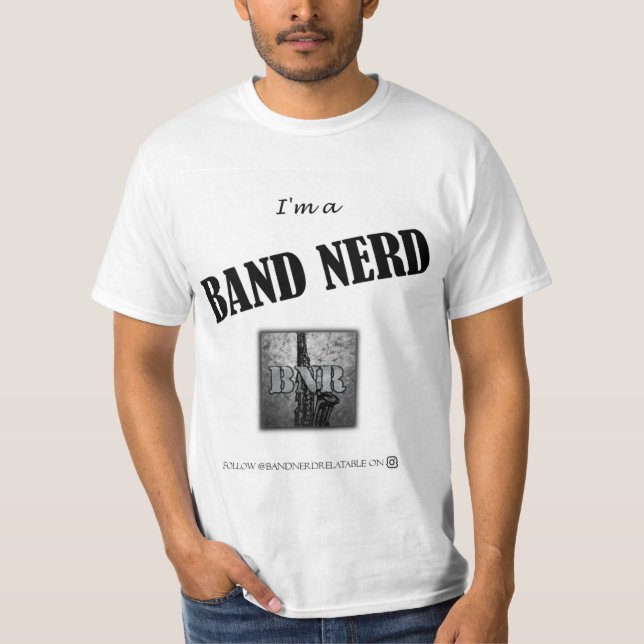Camiseta Soy un empollón de la banda (Anverso)