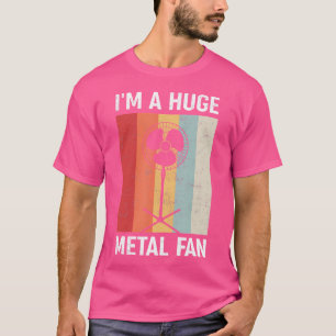 Camiseta Soy Un Enorme Ventilador Metalizado De Pesada Roca