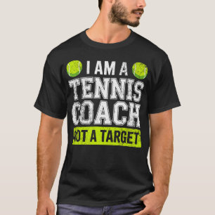 Camiseta SOY UN Entrenador De Tenis No Un Objetivo Chiste D