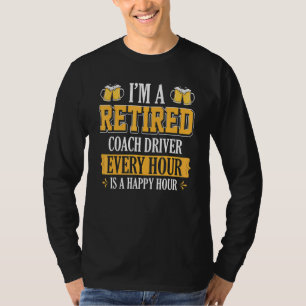 Camiseta Soy un entrenador retirado cada hora de cerveza