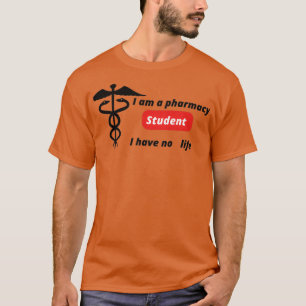 Camiseta Soy un estudiante de farmacia, no tengo un refresc