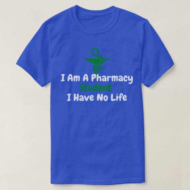 Camiseta Soy Un Estudiante De Farmacia Y No Tengo Una Plesi (Diseño del anverso)