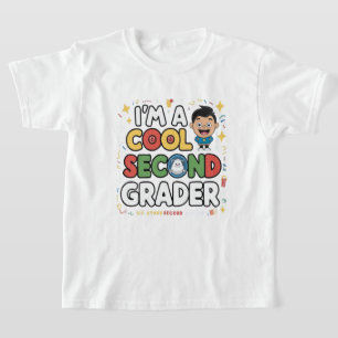 Camiseta 'Soy un Estudiante de Segundo Grado Genia
