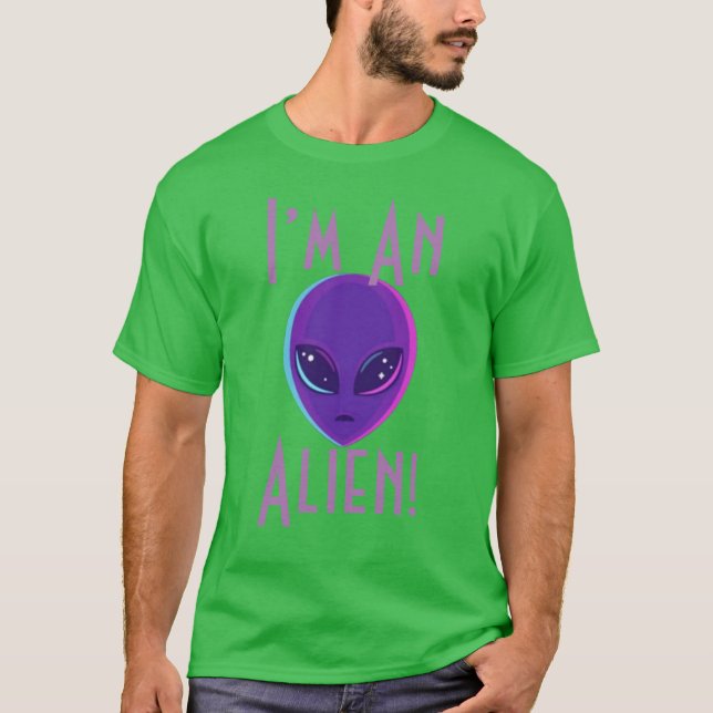 Camiseta Soy un extranjero (Anverso)