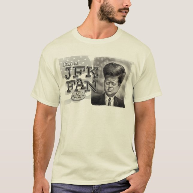 Camiseta Soy un fanático de JFK (Anverso)