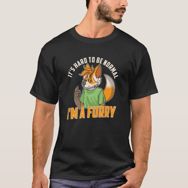 Camiseta Soy un Fandom Cosplay Furries Fursona Fu (Anverso)