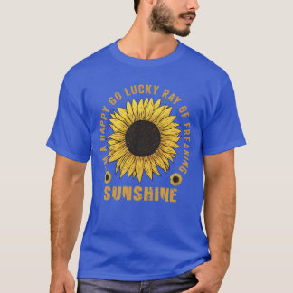 Camiseta Soy Un Feliz Go Lucky Ray De La Retro De SunShine.