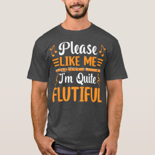 Camiseta Soy un flamante jugador de flauta flautista Musi
