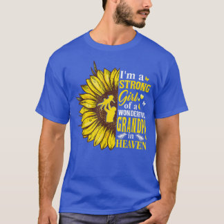 Camiseta Soy un fuerte Chica de un maravilloso abuelo en el