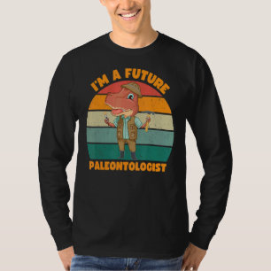 Camiseta Soy un futuro Paleontólogo Retro Paleontología Din