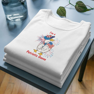 Camiseta Soy un ganso patriótico Fiesta Americana