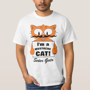 Camiseta ¡Soy un gato bigotudo! Señor Gato