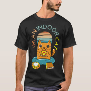 Camiseta Soy un gato cubierto gracioso leyendo un gato de p