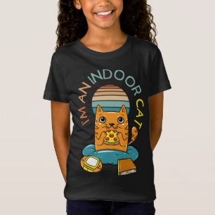 Camiseta Soy un gato cubierto gracioso leyendo un gato de p