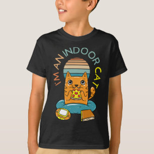 Camiseta Soy un gato cubierto gracioso leyendo un gato de p