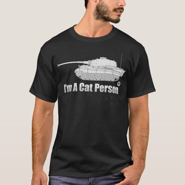 Camiseta Soy Un Gato Tigre 2 (Konigstiger) (Anverso)