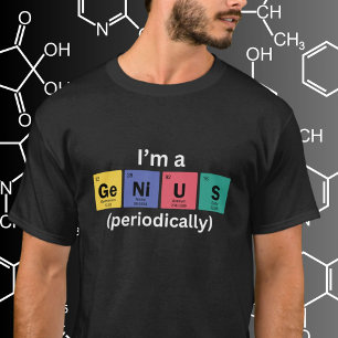 Camiseta Soy un genio de la tabla periódica de elementos di