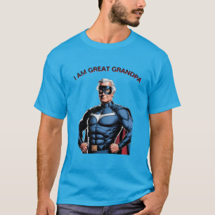 Camiseta soy un gran abuelo super héroe amigo