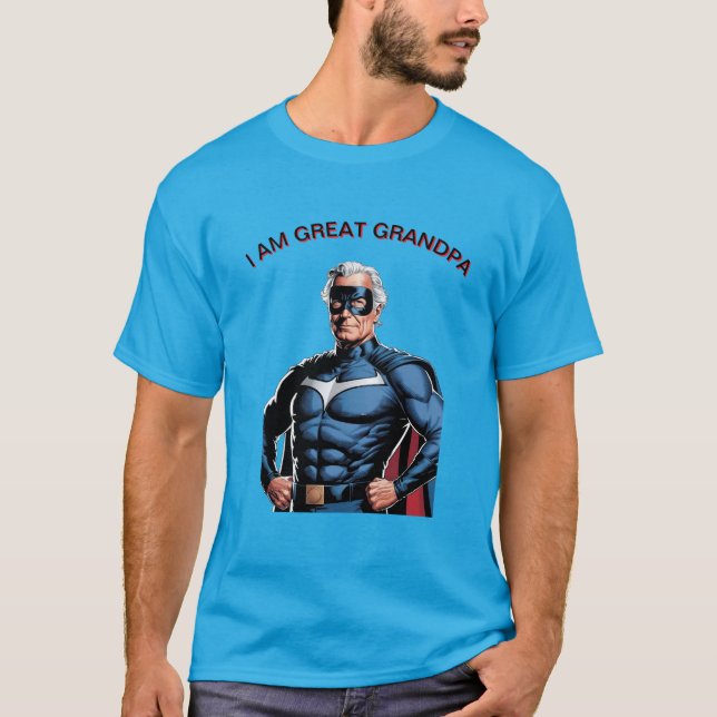Camiseta soy un gran abuelo super héroe amigo (Anverso)