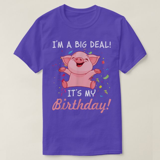 Camiseta Soy un gran asunto, es mi cumpleaños gracioso con (Diseño del anverso)