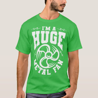 Camiseta Soy un gran fanático metalizado