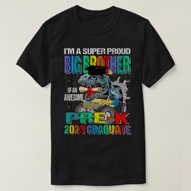 Camiseta Soy un Gran Hermano Muy Orgulloso De Un Impresiona (Diseño del anverso)