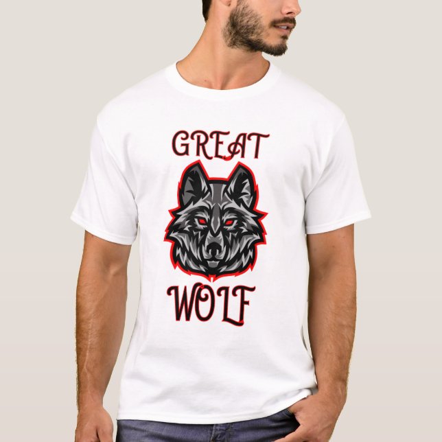 Camiseta soy un gran lobo (Anverso)