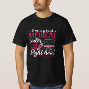 Camiseta Soy un gran programador de codificación para ICD d