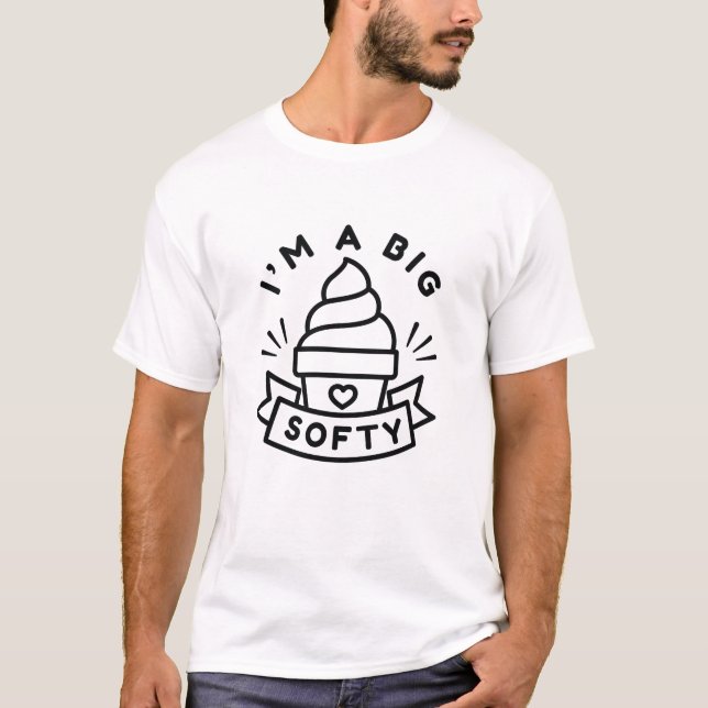Camiseta Soy un gran Softy (Anverso)