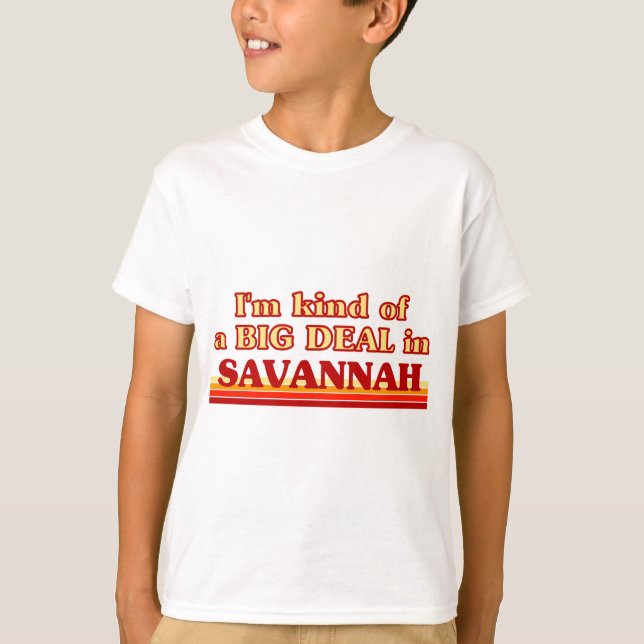 Camiseta Soy un GRAN TRATO en Savannah (Anverso)