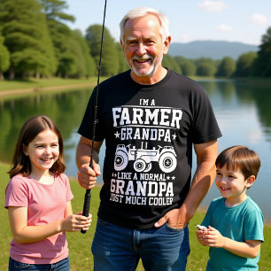 CAMISETA SOY UN GRANDPA GRANERO COMO UN ABUELO NORMAL