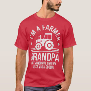 Camiseta Soy un granjero abuelo Rancher Regalos Tractor Far