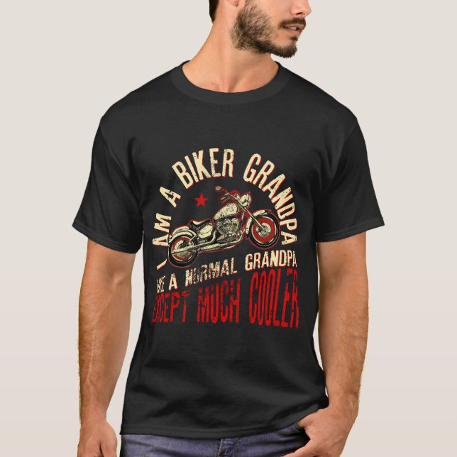 Camiseta Soy Un GranPa De Bicicleta Como Un Abuelo Normal (Anverso)