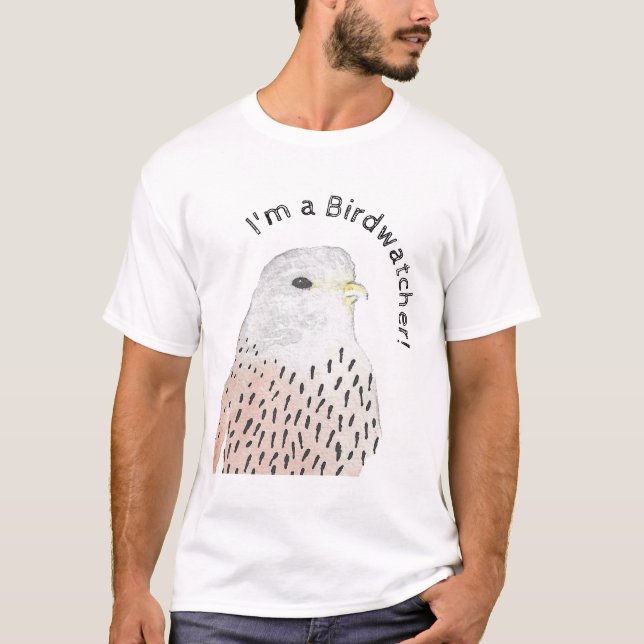 Camiseta Soy un guardián de aves Kestrel (Anverso)