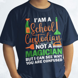 Camiseta Soy un guardián escolar, no un cuidador mago