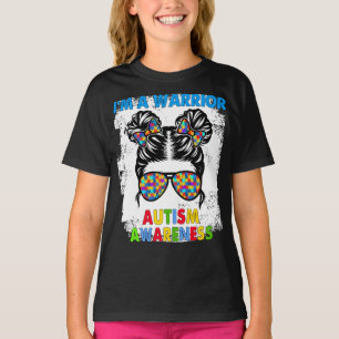 Camiseta Soy un guerrero Chica desordenado de conciencia de