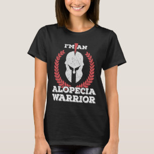 Camiseta Soy un Guerrero de Alopecia Alopecia Areata Awaren