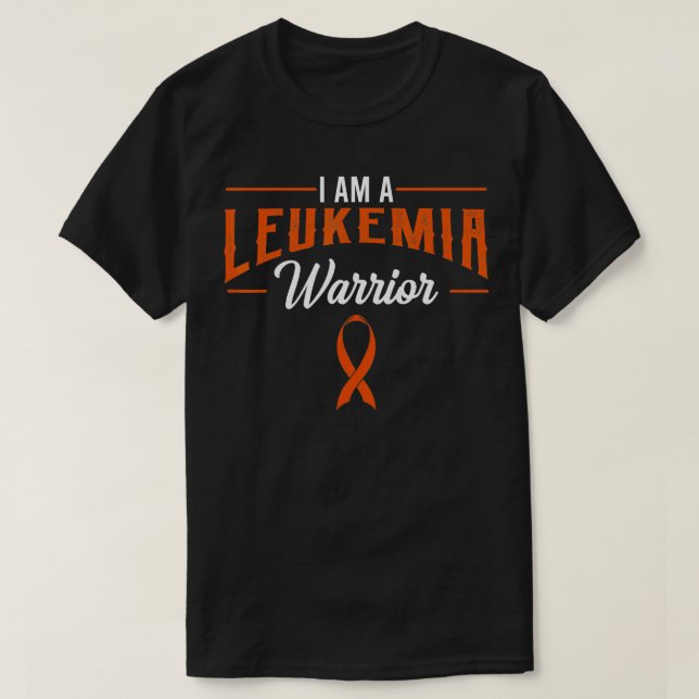 Camiseta Soy Un Guerrero De La Leucemia, Ora De Conciencia  (Diseño del anverso)