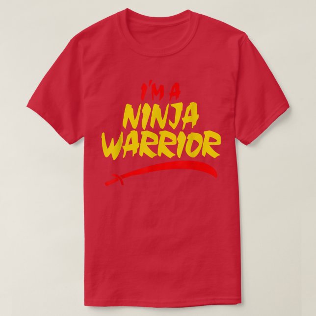 Camiseta Soy un guerrero Ninja (Diseño del anverso)