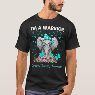 Camiseta Soy un guerrero que toma conciencia del cáncer de