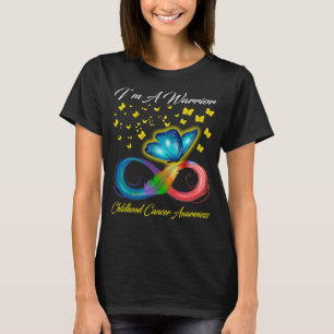 Camiseta Soy un guerrero que toma conciencia del cáncer inf